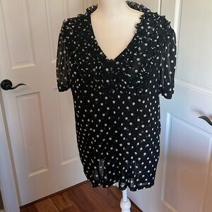 Polka dot blouse